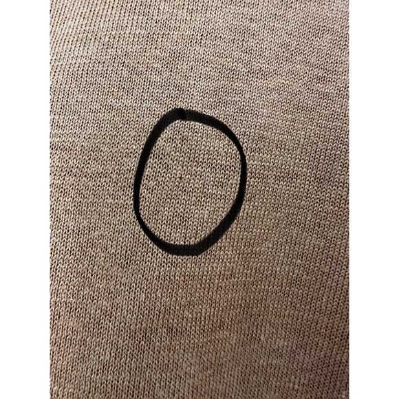 Banana Republic Sweater Men's Orange Silk Linen V-Neck Long Sleeve Knit Large - Picture 3 of 11